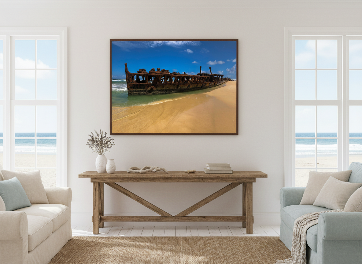 SS Maheno Ship Wreck — Fraser Island K’gari | Fine Art Print