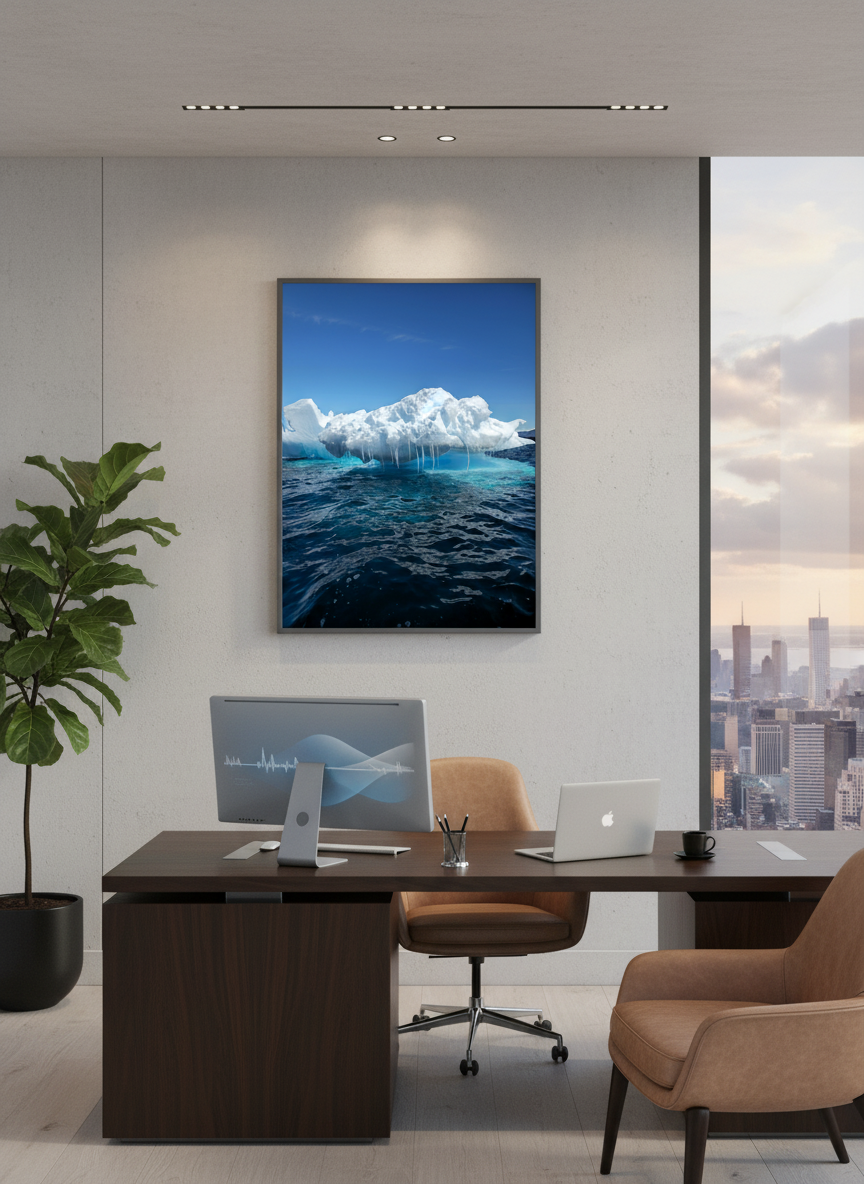 Iceberg Alley — Midnight Sun | Fine Art Print