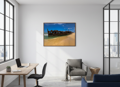 SS Maheno Ship Wreck — Fraser Island K’gari | Fine Art Print