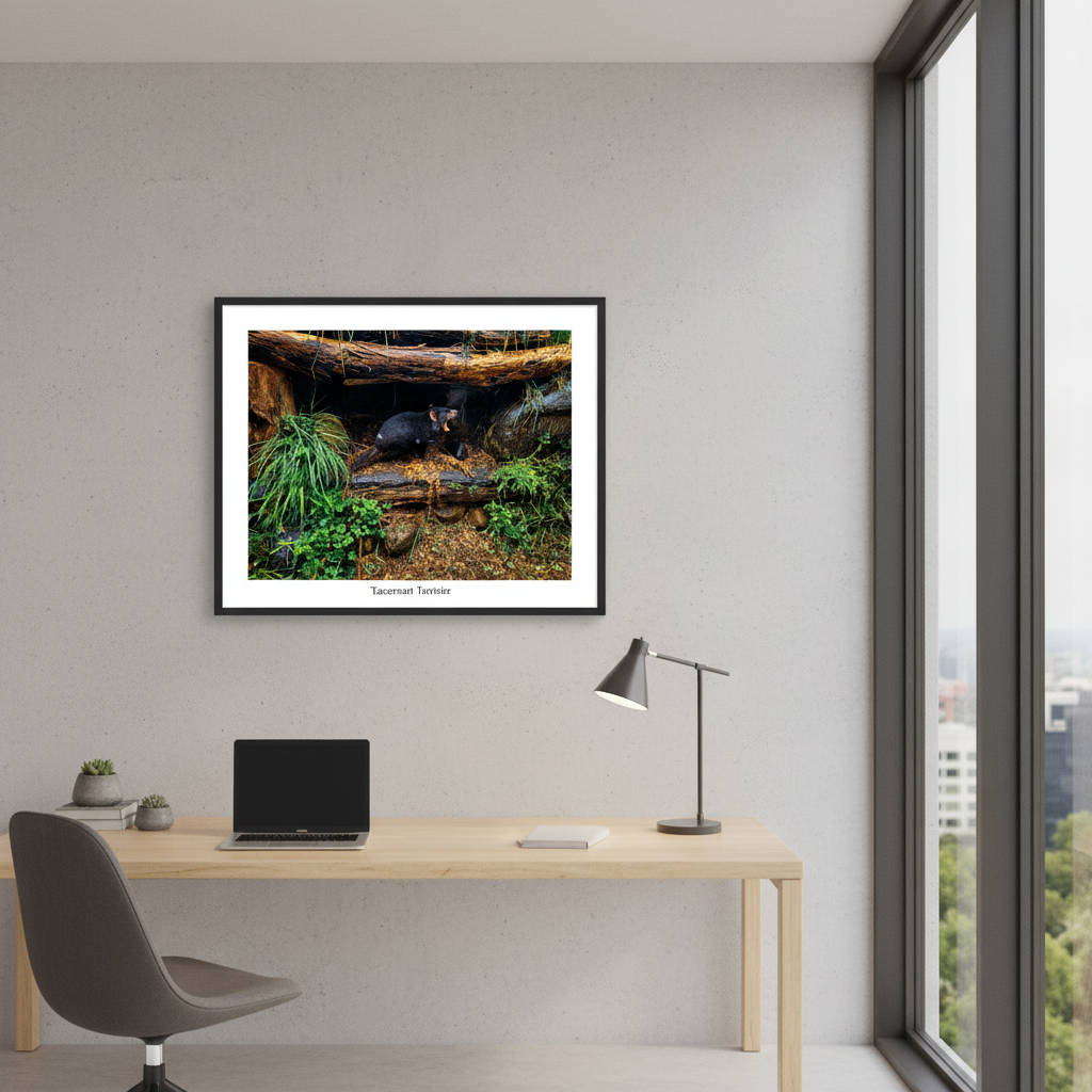 Tasmanian Devil in Natural Habitat | Fine Art Print
