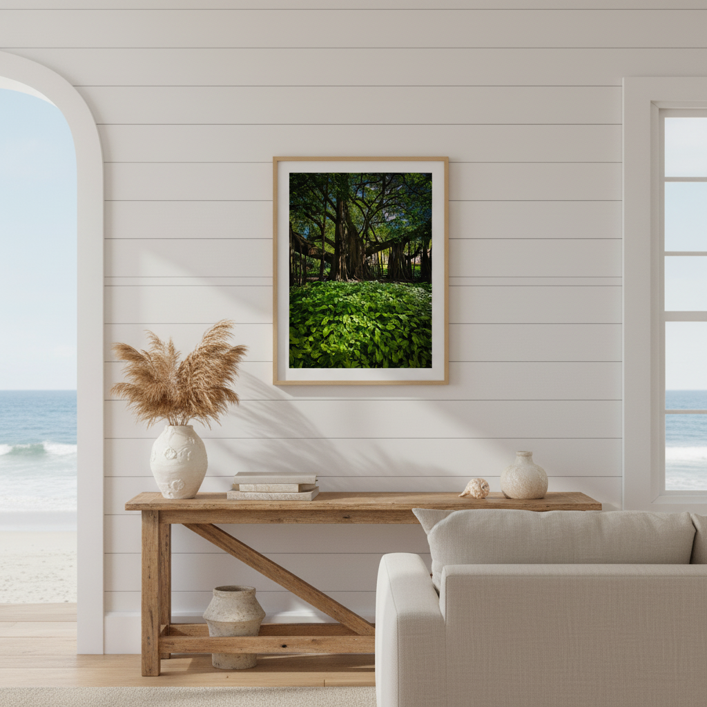Emerald Canopy — Life Beneath the Banyan | Fine Art Print