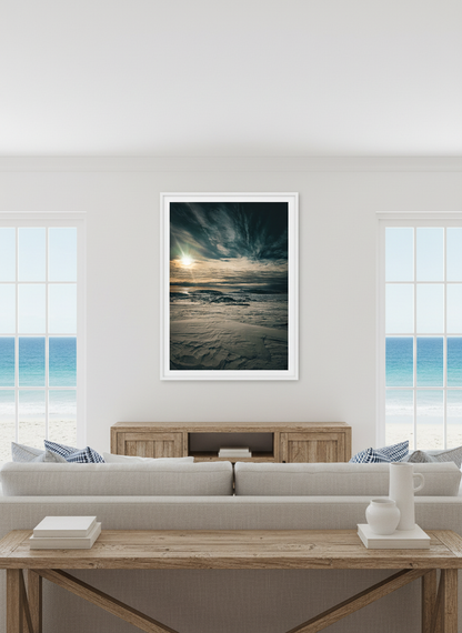 Frozen Horizons — Antarctic Sun and Snow | Fine Art Print